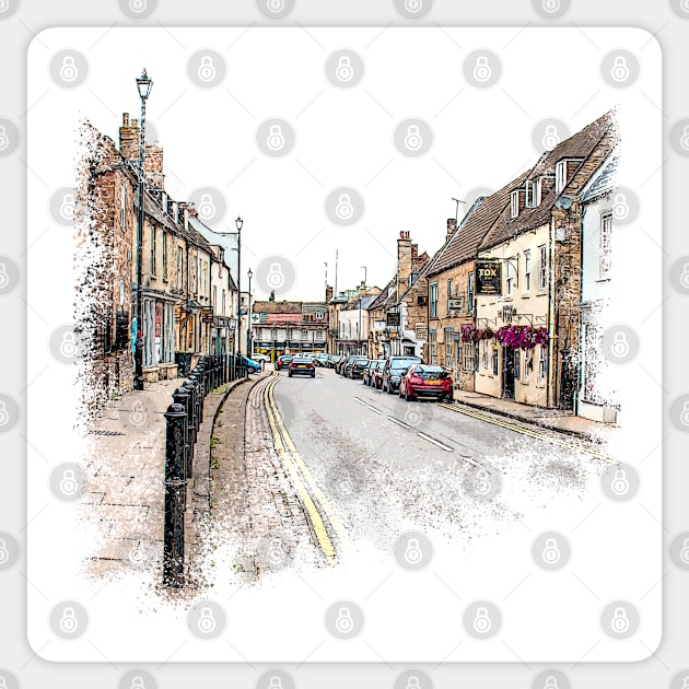 Town Street, England Sticker by flashcompact